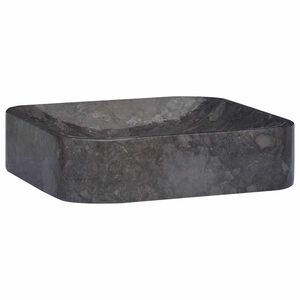 vidaXL valamu, must, 40x40x10 cm, marmor