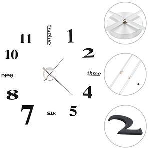 vidaXL 3D seinakell, modernne disain, 100 cm XXL must