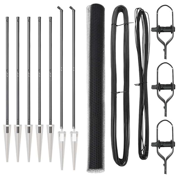 vidaXL Aiapost Hall 10 x 1,6 m (13 mm v&otilde;rgu) Terased ja PVC