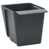 vidaXL Euro pallide lillekastid 12 pcs Hall 13,5 x 9 x 9,5 cm