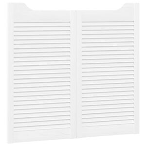 vidaXL K&auml;igut&uuml;&uuml;pi uksed 2 pcs Valge Toekas m&auml;nnipuit