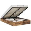 vidaXL Ottomani voodiraam Vana puit 203 x 120 x 25 cm T&ouml;&ouml;deldud puit