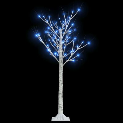 vidaXL jõulupuu 120 LEDi 1,2 m, sinine paju, tuppa/õue