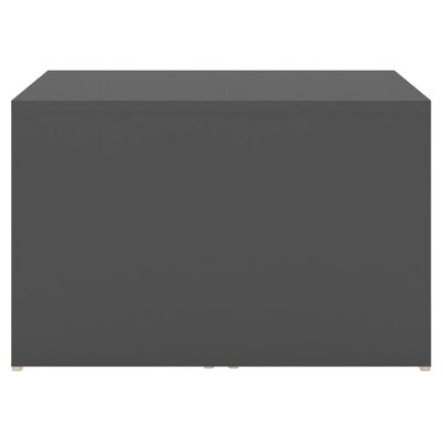 vidaXL 3 tk kohvilaudade komplekt, hall, 60x60x38 cm, puitlaastplaat