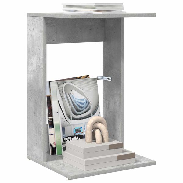 vidaXL K&uuml;lglaud Betoonhall 40 x 38 x 62,5 cm Tehispuit