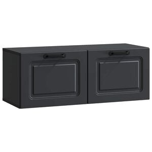 vidaXL Rippuv TV kapp Must 78,5 x 31 x 30 cm Tehispuit