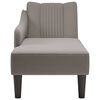 vidaXL Chaise Lounge parema k&auml;etoe Taupe kangaga