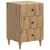 vidaXL &Ouml;&ouml;lambi kapp Artisan tamm 43x 41 x 66,5 cm Tehispuit
