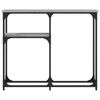 vidaXL konsoollaud, hall Sonoma tamm, 90x22,5x75 cm, tehispuit