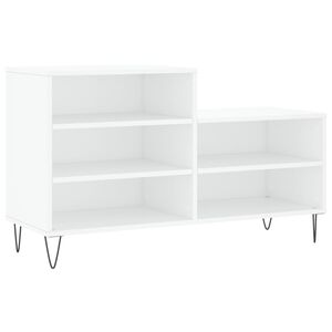 vidaXL jalatsikapp, valge, 102 x 36 x 60 cm, tehispuit