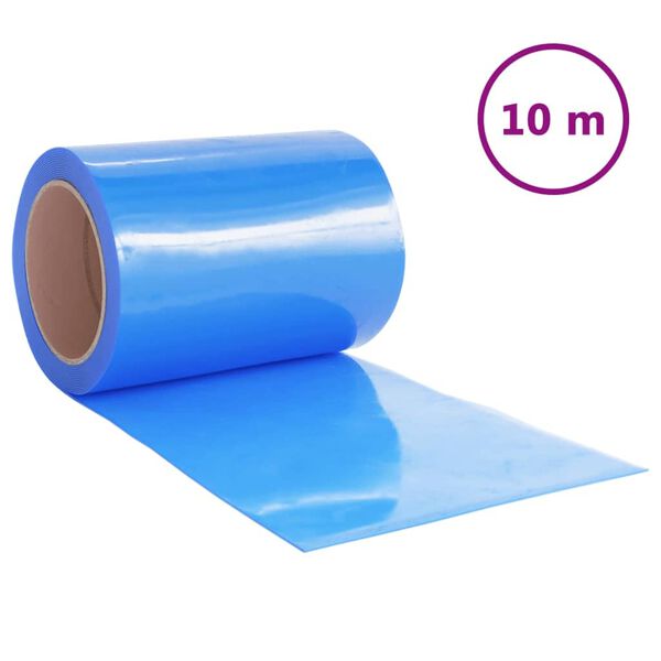 vidaXL uksekardin, sinine, 300 mm x 2,6 mm 10 m, PVC