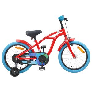 vidaXL Laste Bike 16 Tolli 4&ndash;6 aastastele Punane