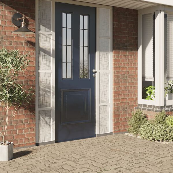 vidaXL aknakile, j&auml;&auml;tunud, t&auml;he muster, 60x500 cm, PVC