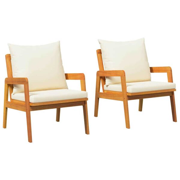 vidaXL Aia tool padjaga 2 pcs &Otilde;lilahus Tugev akatsiapuu