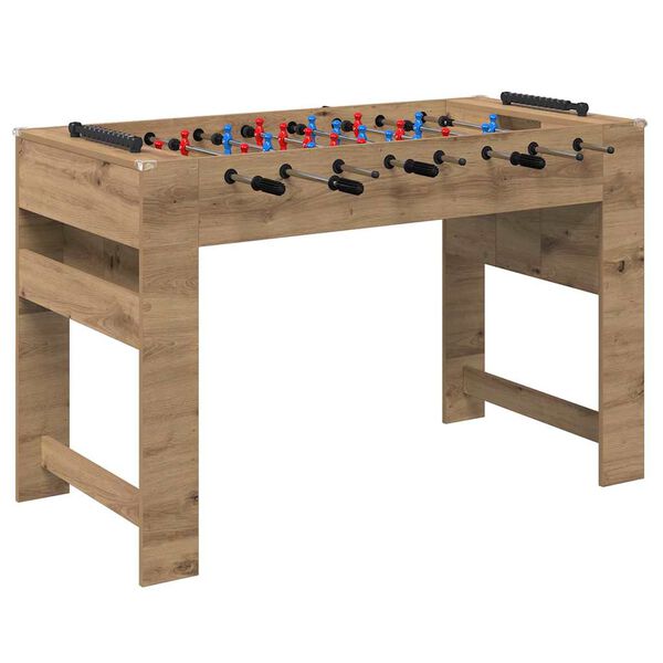 vidaXL Foosball laud K&auml;sit&ouml;&ouml;puu 125 x 60,5 x 80 cm Tehispuit