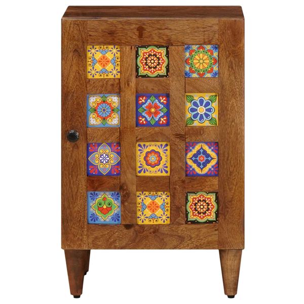 vidaXL Vannitoa kapp ladustamisega uksega P&auml;hklipuit 38 x 33 x 58 cm