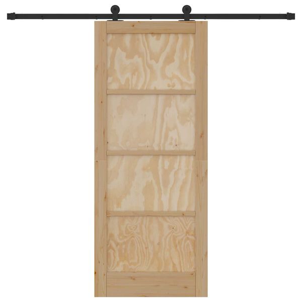 vidaXL Libisev uks ORKDAL Pruun 83 x 202 cm Tahke m&auml;nd