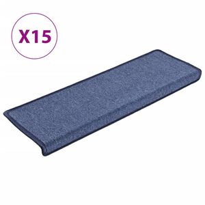 vidaXL trepimatid 15 tk 65 x 21 x 4 cm sinised ristk&uuml;likukujulised servad