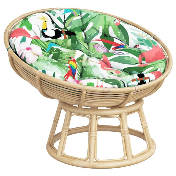 vidaXL &uuml;mmargune istmepadi, mitmev&auml;rviline, &Oslash;100 x11 cm, oxford kangas