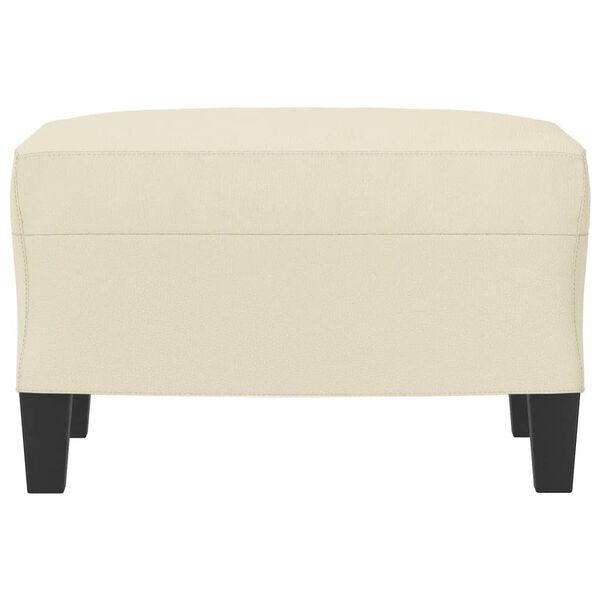 vidaXL jalapink, kreemjas, 60 x 50 x 41 cm, kunstnahk