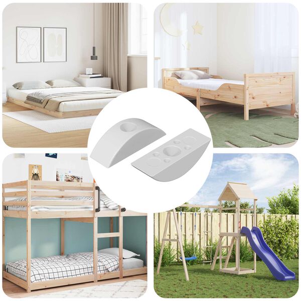 vidaXL Poolkuu pesur 2 pcs Valge M6 Pol&uuml;prop&uuml;leen