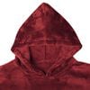 vidaXL Tekk-pusa Bordeaux punane l Flanell
