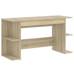 vidaXL kirjutuslaud, Sonoma tamm, 140 x 50 x 75 cm, tehispuit
