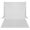 vidaXL fotostuudio komplekt valgustuse, taustapildi ja reflektoriga