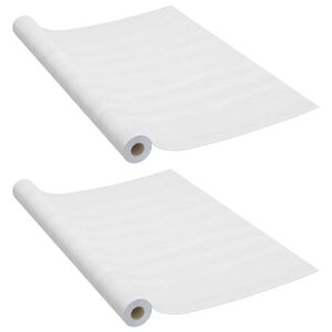 vidaXL iseliimuvad uksekiled, 2 tk, valge puit, 210 x 90 cm, PVC