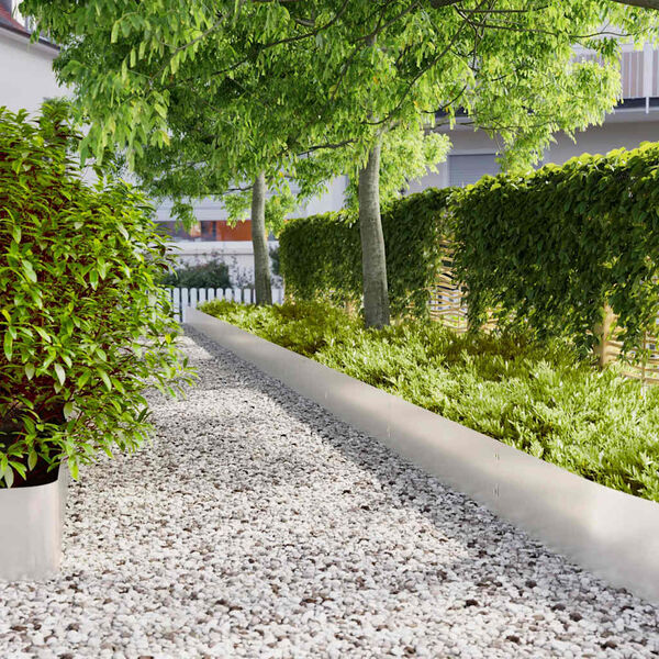 vidaXL Muru&auml;&auml;red 10 tk 25x103 cm Roostevaba teras