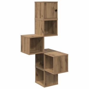 vidaXL Seina Nurgariiul Artisan tamm 48 x 48 x 120 cm Tehispuit