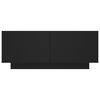 vidaXL &ouml;&ouml;kapp, must, 100x35x40 cm, tehispuit