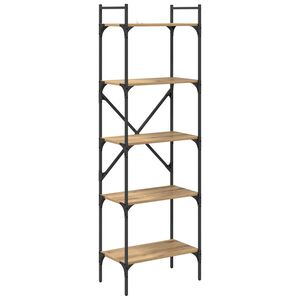 vidaXL Raamatukapp K&auml;sit&ouml;&ouml;puu 56 x 32 x 174 cm Tehispuit