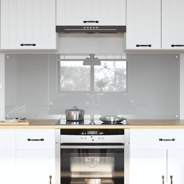 vidaXL K&ouml;gi Splashback 2 pcs Helehall 80 x 60 cm karastatud klaas