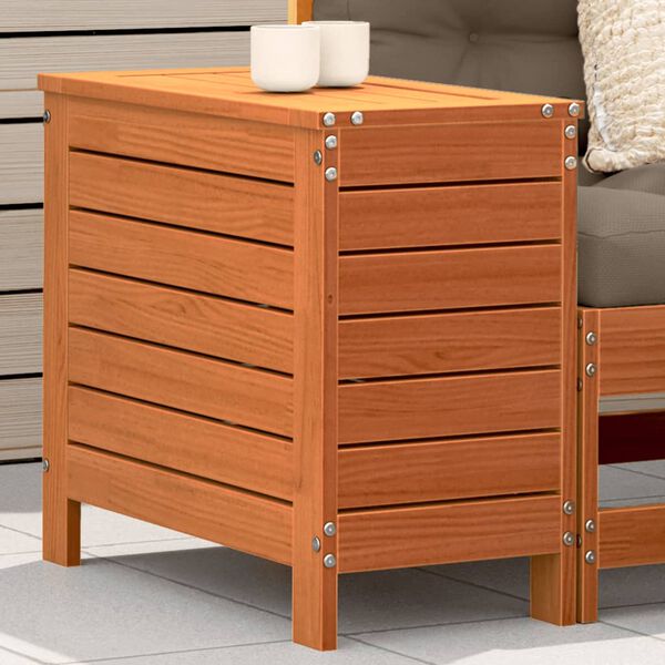 vidaXL aia jalapink, vahapruun, 62 x 31,5 x 52 cm, m&auml;nnipuit