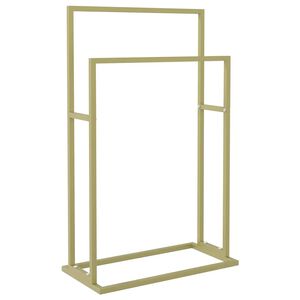 vidaXL eraldiseisev r&auml;tikurest, kuldne, 48 x 24 x 78,5 cm, raud