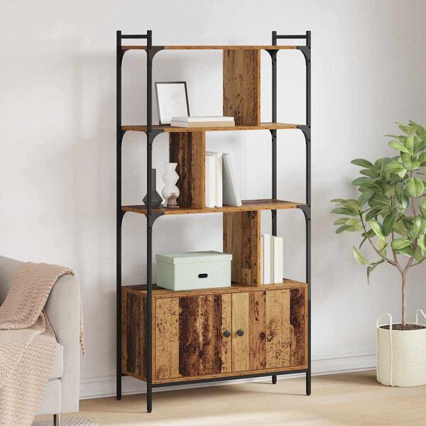 vidaXL Raamatukapp Tehispuit