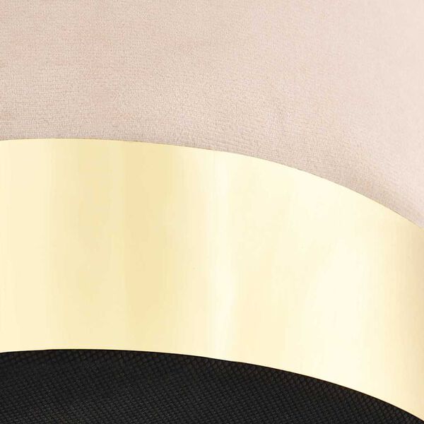 vidaXL tumba, aprikoosivärvi ja kuldne, samet 28 x 36 cm