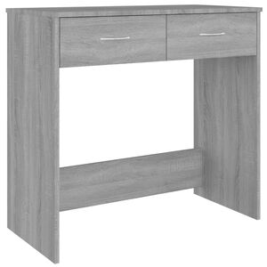 vidaXL kirjutuslaud, hall Sonoma tamm, 80 x 40 x 75 cm, tehispuit