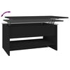 vidaXL kohvilaud, must, 102 x 50 x 45 cm, tehispuit