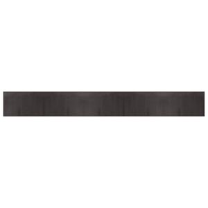 vidaXL vaip, ristk&uuml;likukujuline, tumepruun, 60 x 500 cm, bambus