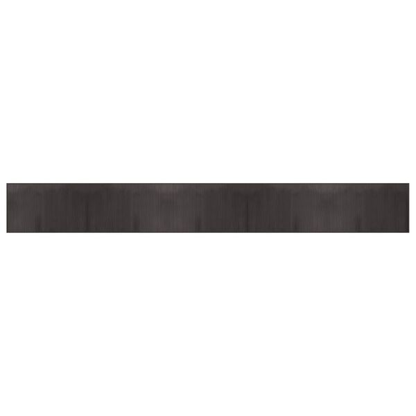 vidaXL vaip, ristkülikukujuline, tumepruun, 60 x 500 cm, bambus