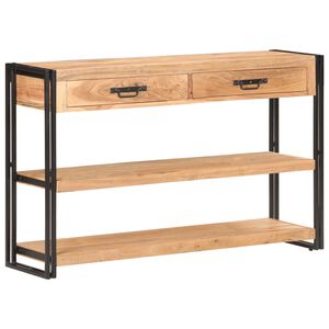 vidaXL puhvetkapp, 120 x 30 x 75 cm, toekas akaatsiapuit