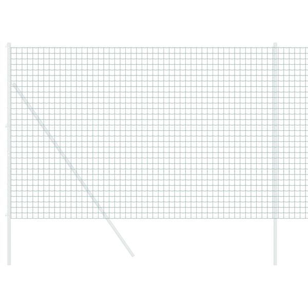 vidaXL Euroopa aed Roheline 1.5 x 10 m PVC-kaetud raud