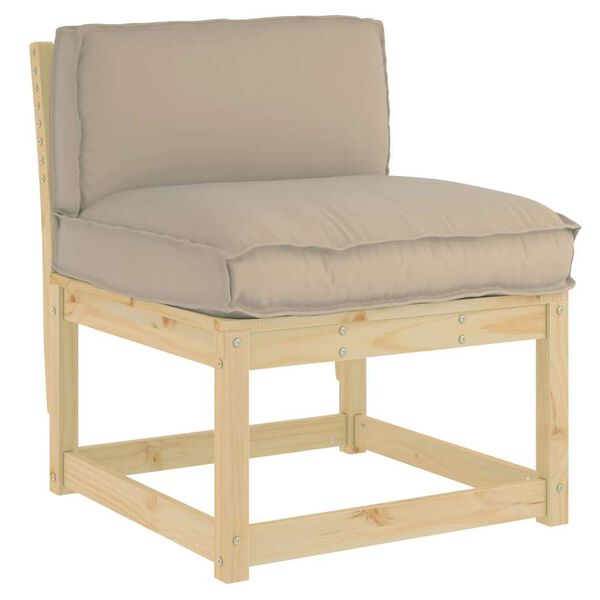 vidaXL Padi Pruunikashall 70 x 40 x 12 cm Oxfordi kangas