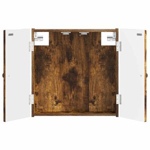 vidaXL Dartboardi kapp BREDA Suitsutatud tamm 52,5 x 10,5 x 53,5 cm