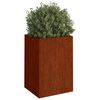vidaXL taimekast, 42x38x75 cm, Corten teras