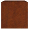 vidaXL taimekast, 80 x 80 x 80 cm, Corten teras