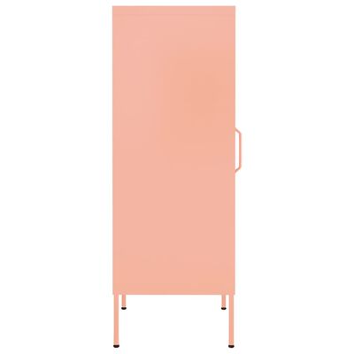 vidaXL hoiukapp, roosa, 42,5 x 35 x 101,5 cm, teras