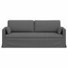 vidaXL Diivan Tumehall &Uuml;ldm&otilde;&otilde;tmed: 198 x 78 x 80 cm (L x S x K) Samet